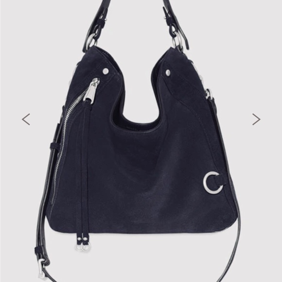 Rebecca Minkoff Handbags - 🆕✨REBECCA MINKOFF Navy Suede M.A.B. Hobo Bag